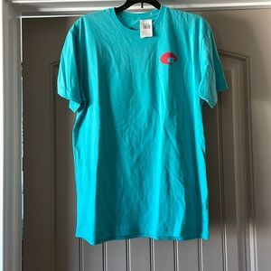 NWT Men’s Costa Turquoise T- Shirt Size Large (Runs Small)